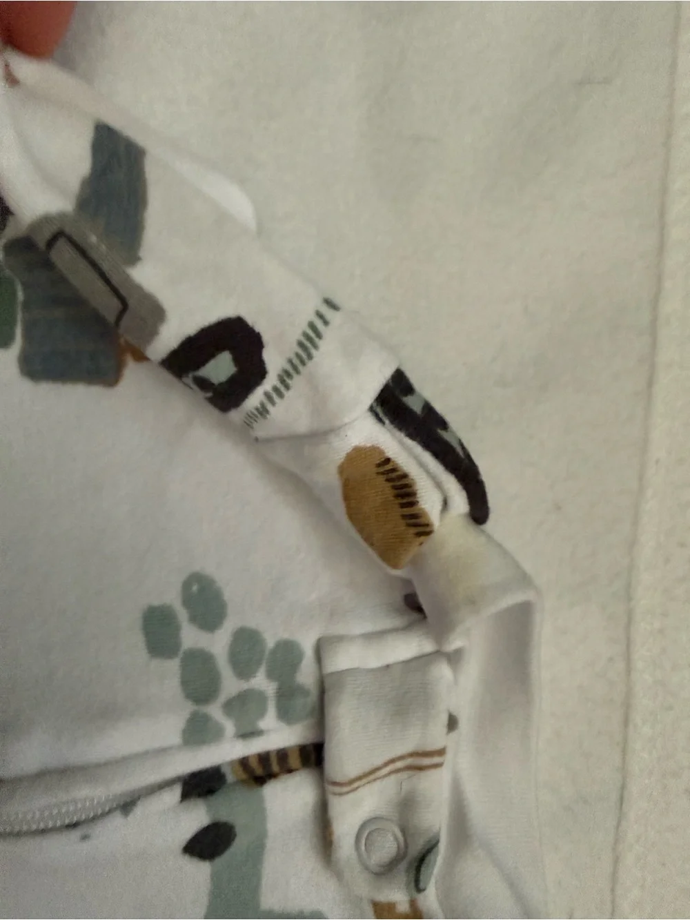 Carters One-Piece pajamas shark, construction and lamb